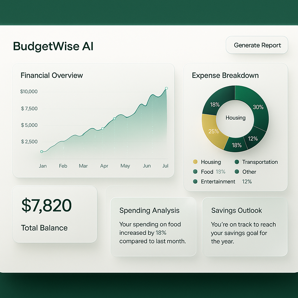 WealthWise App Dashboard